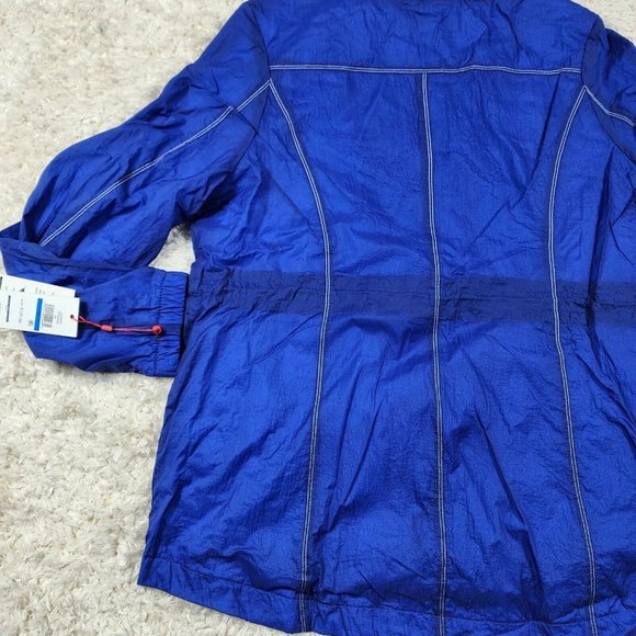Tommy Hilfiger Sport Jacket Womens Large Blue Lightweight Water Resistant Zipper - Picture 9 of 10